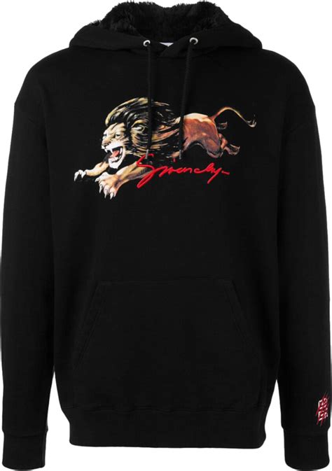 givenchy lion hoodie